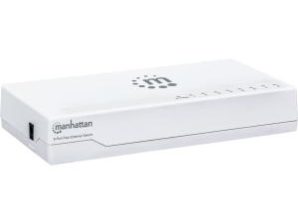 Switch Manhattan Fast Ethernet 560689, 8 Puertos 10/100 Mbps - No Administrable 10/100 ESCRITORIO BLANCO