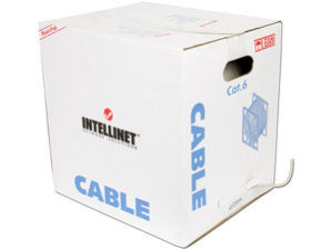 Bobina de Cable Intellinet Cat5e UTP, 305 Metros, Gris CCA ROLLO 305M MULTIFILAR GRIS