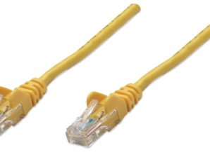 Cable Patch Intellinet Cat5e UTP RJ-45 Macho - RJ-45 Macho, 3 Metros, Amarillo RJ45 3.0M AMARILLO