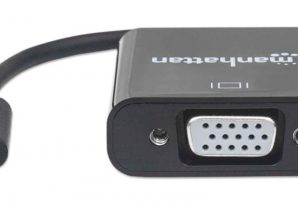 Manhattan Adaptador USB-C 3.1 Macho - VGA Hembra, Negro USB-C 3.1 A VGA HD15 MACHO-HEMBRA