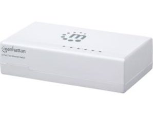 Switch Manhattan Fast Ethernet 560672, 5 Puertos 10/100Mbps - No Administrable 10/100 ESCRITORIO BLANCO