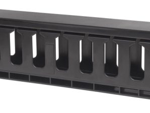 Organizador Intellinet de Cables Horizontal, 1U, RJ-45, Negro RJ45 RED UTP RACK 19 1U PLASTICO