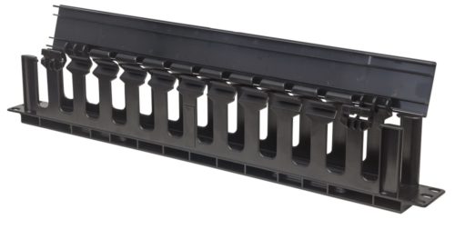 Organizador Intellinet de Cables Horizontal, 1U, RJ-45, Negro RJ45 RED UTP RACK 19 1U PLASTICO