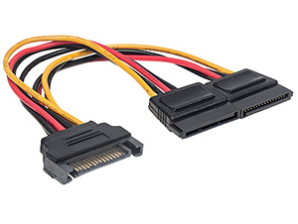 Manhattan Cable SATA Hembra - 2x SATA Macho, 15cm SATA 0.15M X2 1 MACHO A 2 HEMBRA