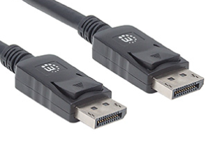 Manhattan Cable DisplayPort Macho M-M 1.0m Negro BLINDADO MACHO-MACHO