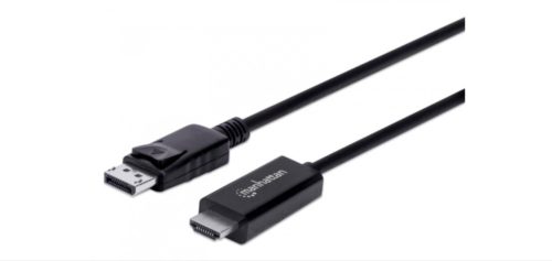 Manhattan Cable DisplayPort Macho - HDMI Macho, 1.8 Metros, 4K, Negro 1.8M