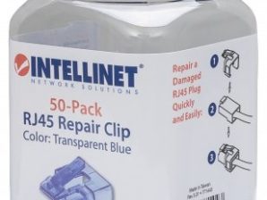 Clip de Repuesto Intellinet RJ-45, Azul, 50 Piezas 50 PZAS