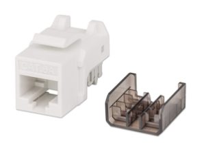 JACK RJ45 CAT6A UTP KEYSTONE DE IMPACTO BLANCO