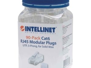 PLUG RJ45 CAT 6 UTP SOLIDO 90 P ZAS