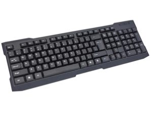 TECLADO ESTANDAR USB CONTRA DER RAMES COLOR NEGRO