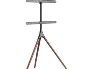 SOPORTE TRIPODE TV PANTALLA 45 A 65 32KG AJUSTABLE PATAS MADERA