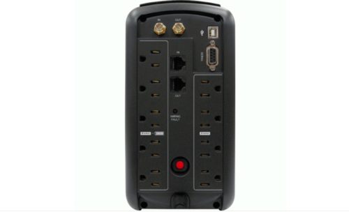 No Break CyberPower CP850AVRLCD, 510W, 850VA, 9 Contactos 850VA/510W LCD AVR MINITORRE COAX