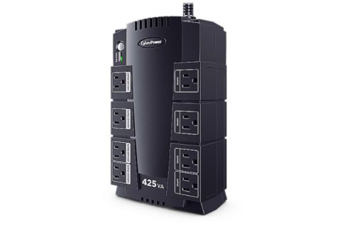 No Break CyberPower Standby, 255W, 425VA, Entrada 96-140V, Salida 120V, 8 Contactos 425VA/255W STANBY 8CONT USB/RJ11 12