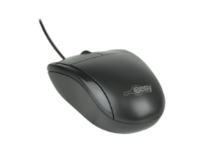 Mouse Easy Line Óptico EL-994121, Alámbrico, USB, 1200DPI, Negro .
