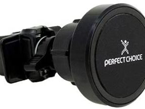 Perfect Choice PC-332923 - Soporte (Teléfono móvil/Smartphone, Coche, Black, Soporte pasivo, Metal, De plástico, Montaje magnético) .