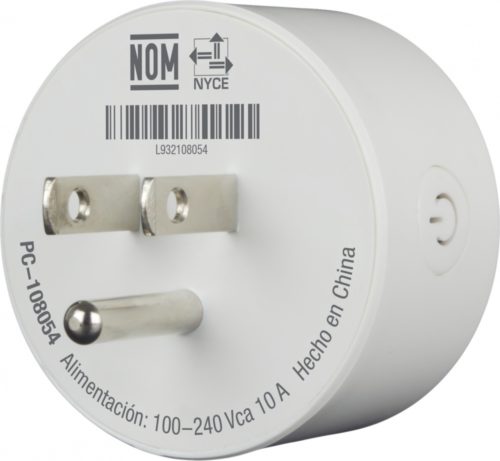 Smart Plug Perfect Choice PC-108054, WiFi, 1 Conector, 2400MHz, Blanco .