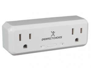 Perfect Choice Smart Plug PC-108177, WiFi, 2 Conectores, 2400MHz, Blanco .