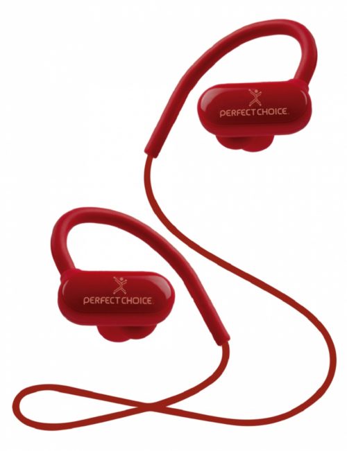 Perfect Choice Audífonos Intrauriculares Deportivos con Micrófono Effort, Inalámbrico, Bluetooth, Naranja NARANJA