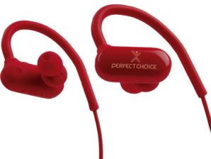 Perfect Choice Audífonos Intrauriculares Deportivos con Micrófono Effort, Inalámbrico, Bluetooth, Naranja NARANJA