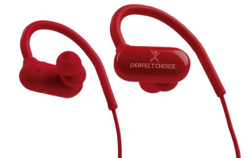 Perfect Choice Audífonos Intrauriculares Deportivos con Micrófono Effort, Inalámbrico, Bluetooth, Naranja NARANJA