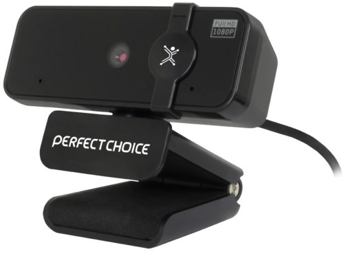 Cámara Web Perfect Choice PC-320500 - 2MP - USB - Micrófono - Negro 2 MICRO INTERNOS FULL HD 1920X1080