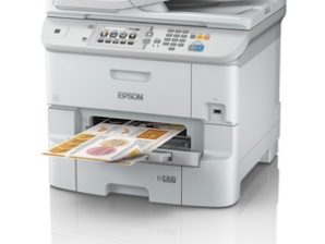 Impresora Multifuncional Epson WorkForce Pro WF-6590, Color, Inyección, Inalámbrico, Print/Scan/Copy/Fax 4800X1200 WIFI RED NFC DPX 45 000 M