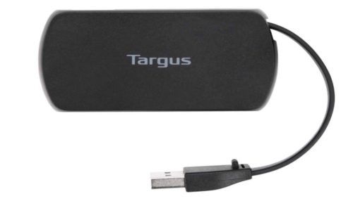 HUB Concentrador 4 puertos USB 2.0 Y MAC ALIMENTACION USB NEGRO