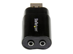 StarTech.com ICUSBAUDIOB Adaptador de Audio USB A - 2x 3.5mm, Negro EXTERNA ADAPTADOR CONVERSOR NEGR.