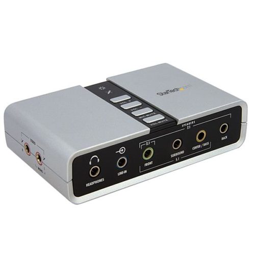 TARJETA DE SONIDO 7.1 USB EXT. ADAPTADOR CONVERSOR PUERTO SPDIF.