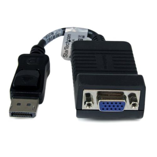 StarTech.com Cable DisplayPort Macho - VGA, 25cm, Negro DISPLAYPORT A VGA HEMBRA 1920X12.0