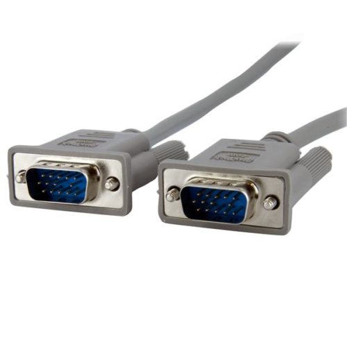 StarTech.com Cable VGA (D-Sub) Macho - VGA (D-Sub) Macho, 1.8 Metros, Gris MONITOR HD15 GRIS 2X MACHO .