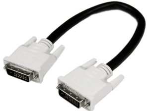 StarTech.com Cable para Monitor DVI-D Macho - DVI-D Macho, 30cm, Negro DUAL LINK VIDEO MACHO A MACHO .