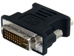 StarTech.com Adaptador DVI a VGA, DVI-I Macho - DB15 Hembra, Negro VGA VIDEO MACHO A HEMBRA .