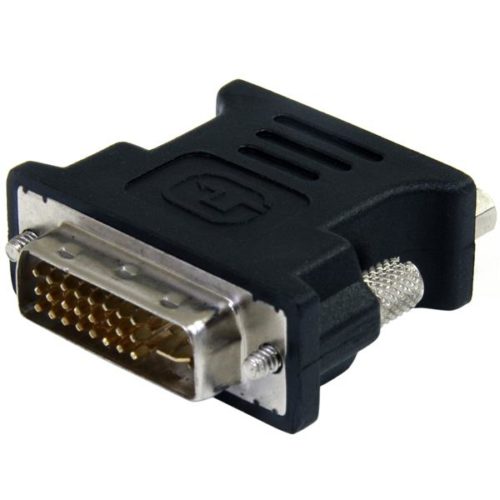 StarTech.com Adaptador DVI a VGA, DVI-I Macho - DB15 Hembra, Negro VGA VIDEO MACHO A HEMBRA .