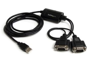 StarTech.com Cable USB A ? 2x Serial DB9, 1.83 Metros PUERTOS SERIAL CON RETENCION COM.