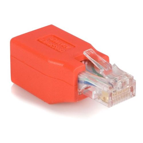 StarTech.com Jack Categoría 6 - Crossover Ethernet, Rojo A CABLE CRUZADO CROSSOVER ETHERN.T