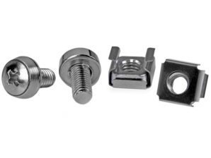 StarTech.com Pack de 50 Tornillos de Montaje y Tuercas Enjauladas M6 para Rack Gabinete de Servidores Y TUERCAS JAULA M6 RACK/SERVIDOR.