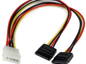 ADAPTADOR CABLE 0.3M DIVISOR ALIMENTACION MOLEX 4 PINES 2X SATA