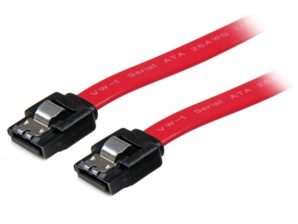 StarTech.com Cable SATA con Cierre de Seguridad, 45cm, Rojo SEGURO .