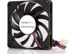 Ventilador StarTech.com con Rodamiento de Bolas Doble TX3, 70mm, 3500RPM, Negro COMPUTADORA 70MM CONECTOR TX3 .