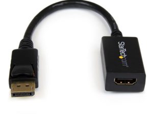 StarTech.com Adaptador DisplayPort Macho - HDMI Hembra, Negro DISPLAYPORT A HDMI DP PASIVO .