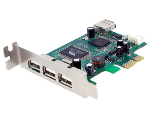 Tarjeta PCI Express StarTech.com Perfil Bajo USB 2.0 de Alta Velocidad PERFIL BAJO 4 PUERTOS USB 2.0 .