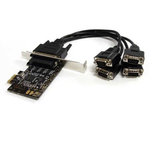 Tarjeta PCI Express StarTech.com PEX4S553B, Alámbrico, con 4 Puertos RS232 con Cable Multiconector 4 PUERTOS SERIAL MULTICONECTOR .