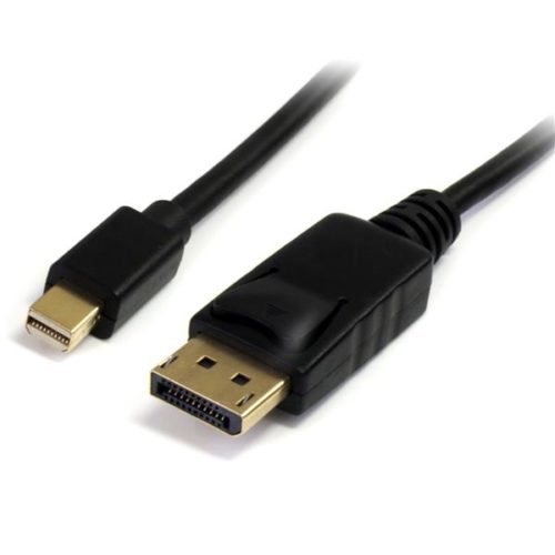 StarTech.com Cable mini DisplayPort Macho - DisplayPort Macho, 1.8 Metros, Negro 4K 1.2 A DISPLAYPORT NEGRO