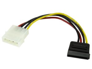 StarTech.com Cable Adaptador de Alimentación Molex a SATA, 15cm MOLEX LP4 4 PINES A SATA 15 PINES