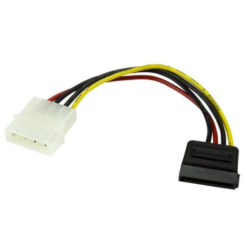 StarTech.com Cable Adaptador de Alimentación Molex a SATA, 15cm MOLEX LP4 4 PINES A SATA 15 PINES
