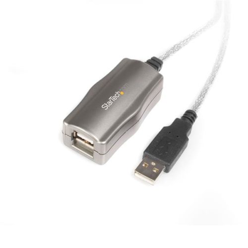 Cable StarTech.com - 4.5m - De Extensión Activo USB 2.0 - Macho a Hembra USB A - Gris USB 2.0 MACHO A HEMBRA USB A .