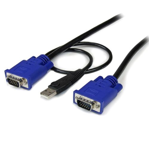 Cable KVM StarTech.com - VGA a VGA - USB - 3M 2EN1 VGA USB HD15 MACHO A MACHO .