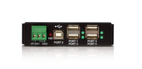 StarTech.com Robusto Concentrador USB 2.0, 4 Puertos, 480 Mbit/s, Negro REFORZADO INDUSTRIAL ALIMENTACIó.