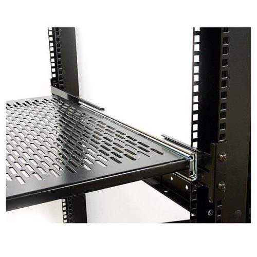 Charola Startech.com Deslizante Perforada Telescópica para Gabinete Rack 2U, max. 22.7KGs 2U AJUSTABLE DE RACK 22.7KG .